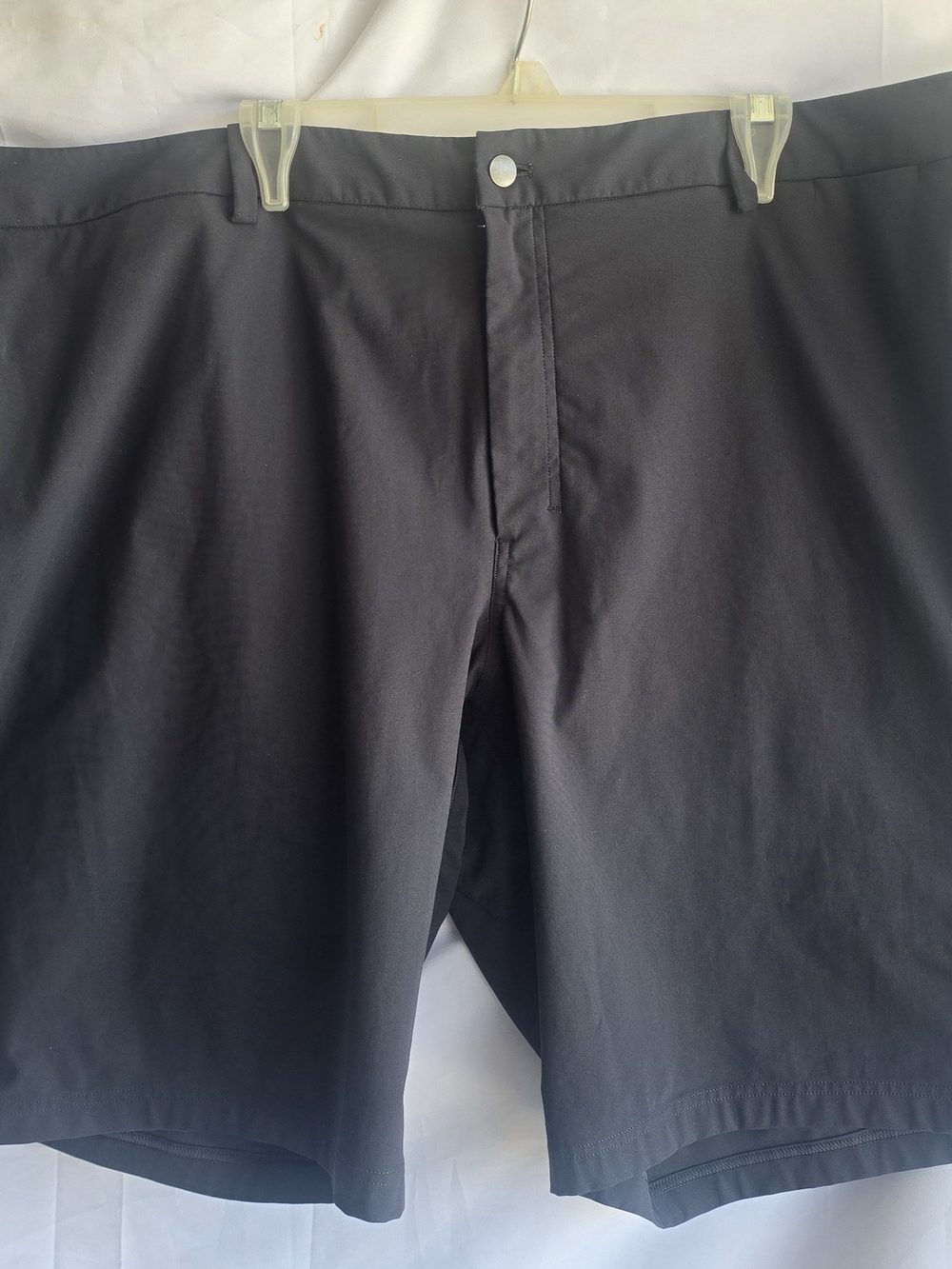 Lululemon ABC Commission Classic Black Performance Golf Shorts, Big Men's 48x11"